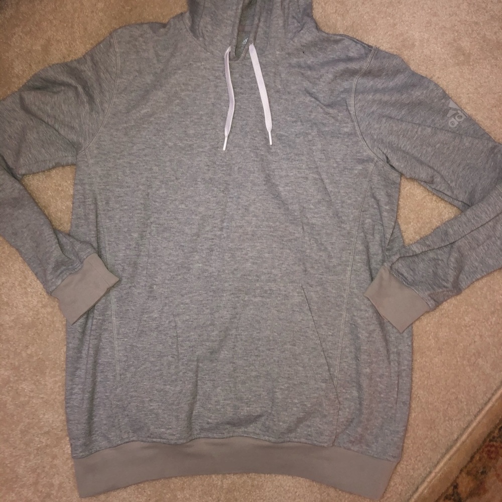 Men’s Large Grey Adidas Hoodie